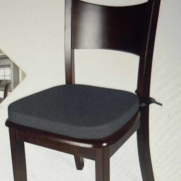 3 Gray Chair Cushion - Picture 1 of 3